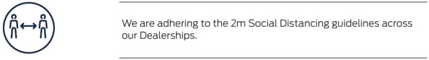 2m social distance statement